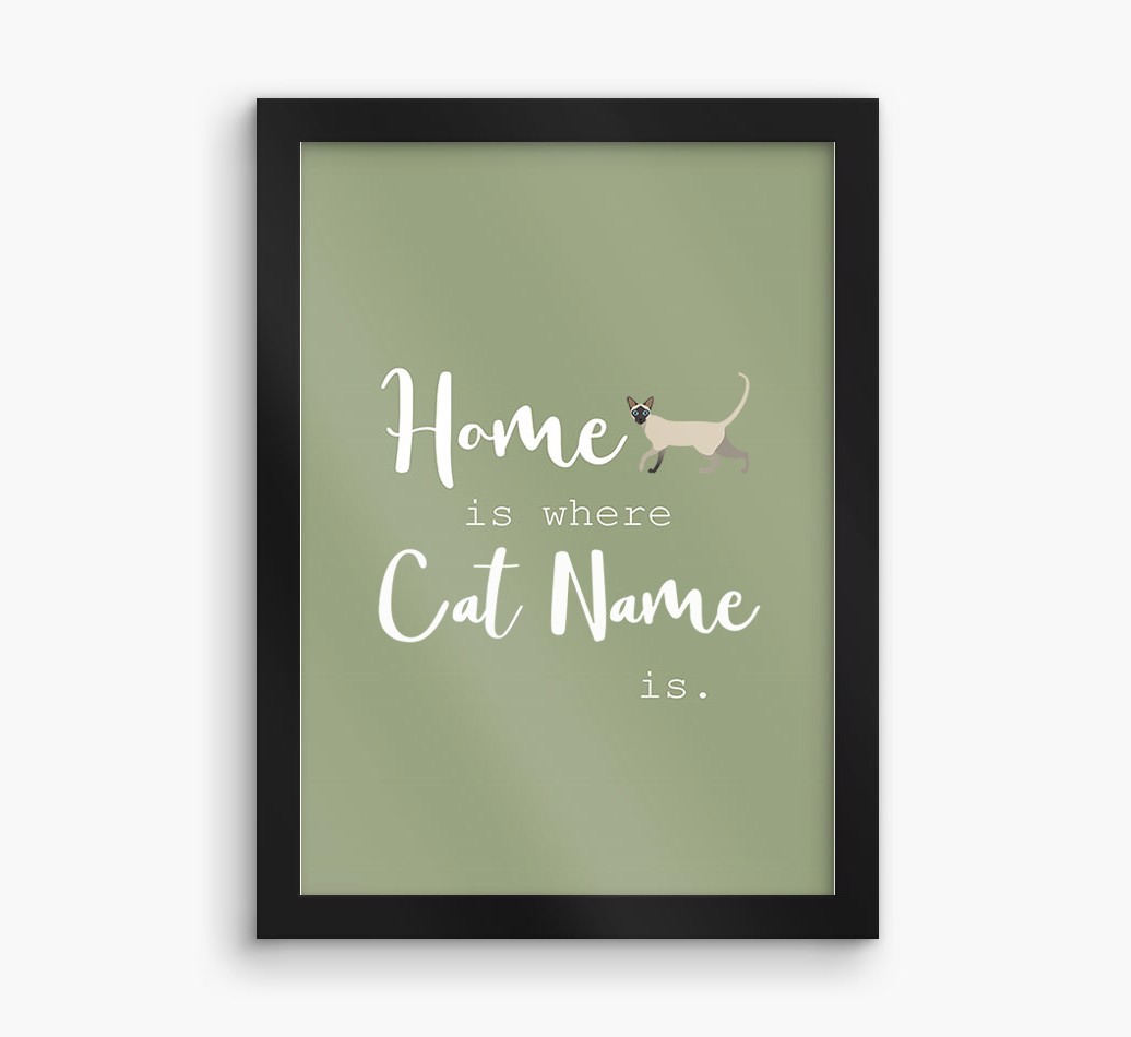 'Home Is Where' Print with {breedFullName} Icon