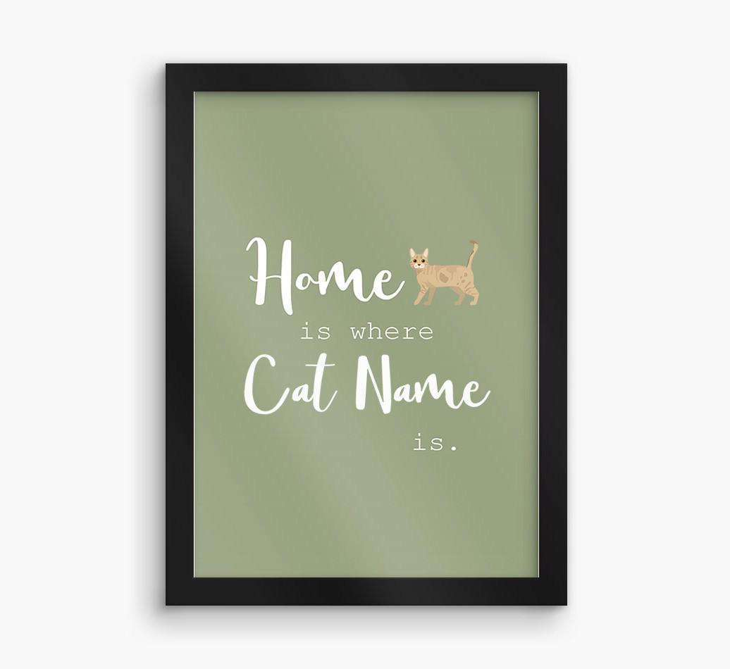 'Home Is Where' Print with {breedFullName} Icon