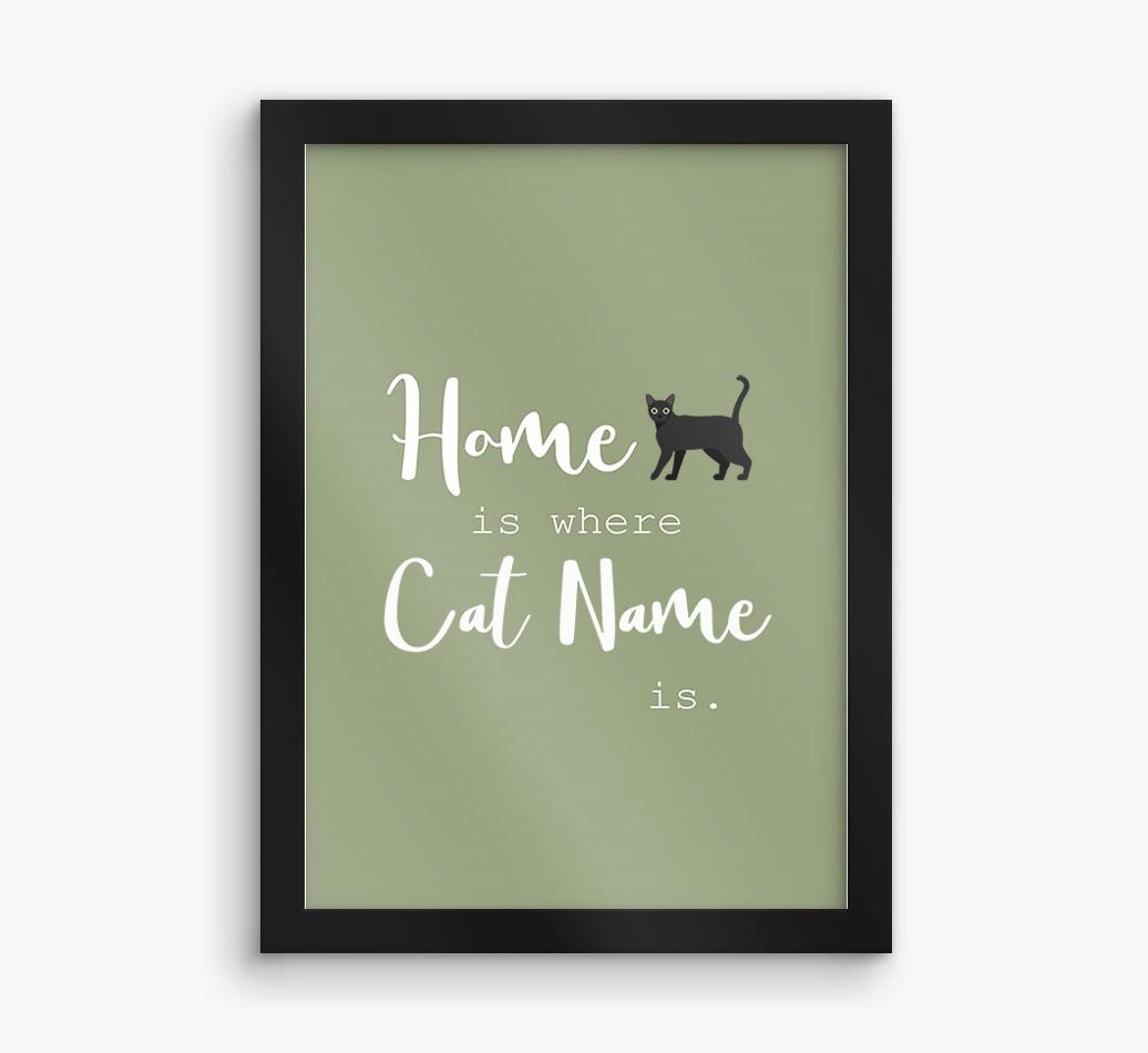 'Home Is Where' Print with {breedFullName} Icon