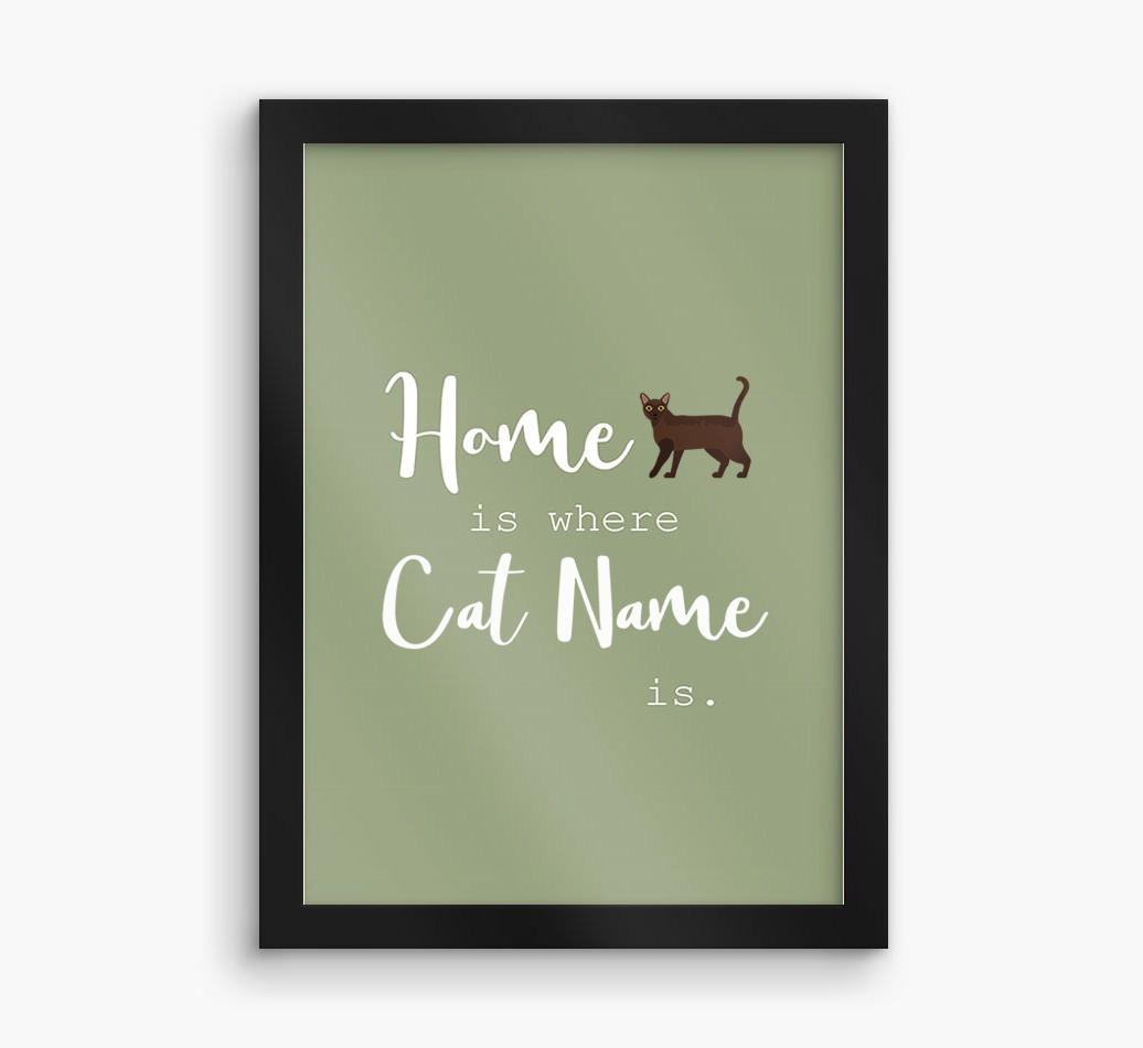 'Home Is Where' Print with {breedFullName} Icon