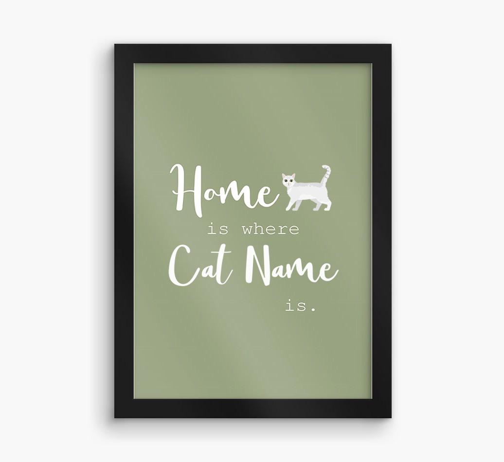'Home Is Where' Print with {breedFullName} Icon