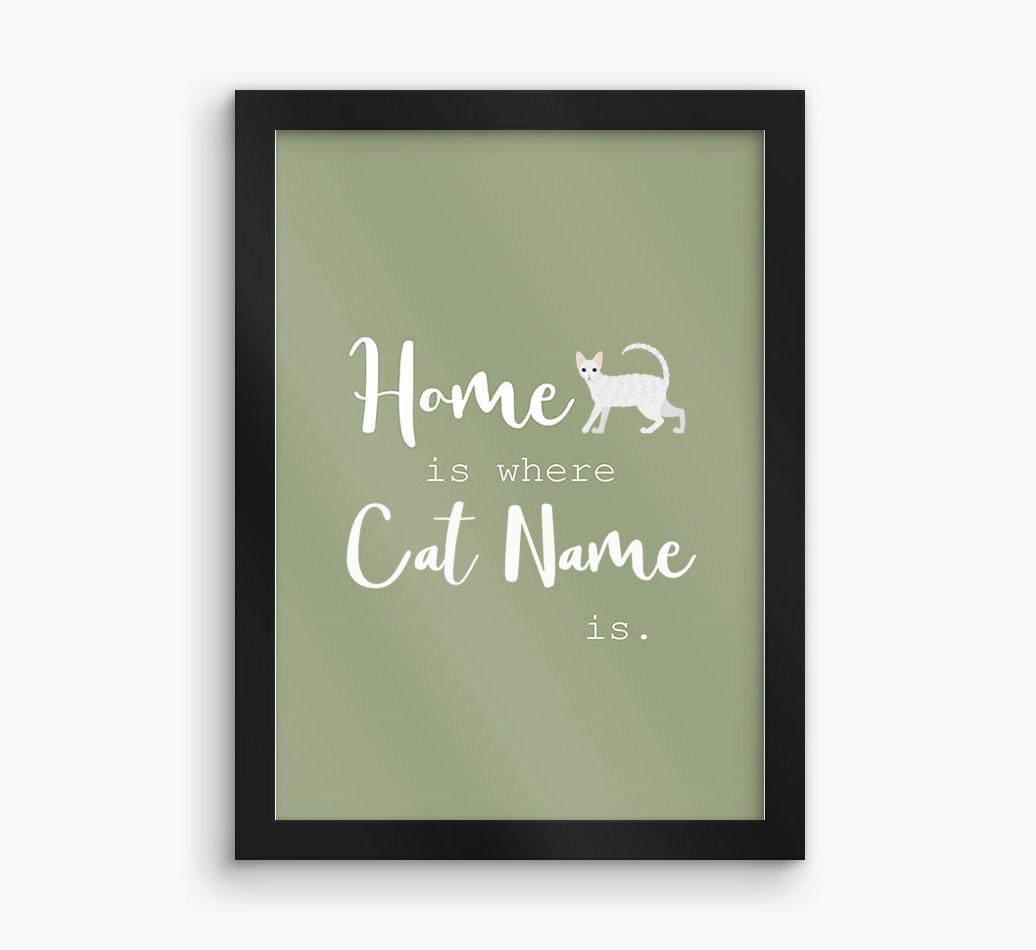 'Home Is Where' Print with {breedFullName} Icon