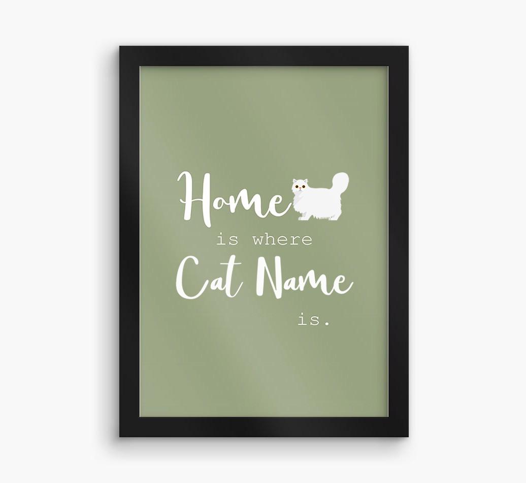 'Home Is Where' Print with {breedFullName} Icon