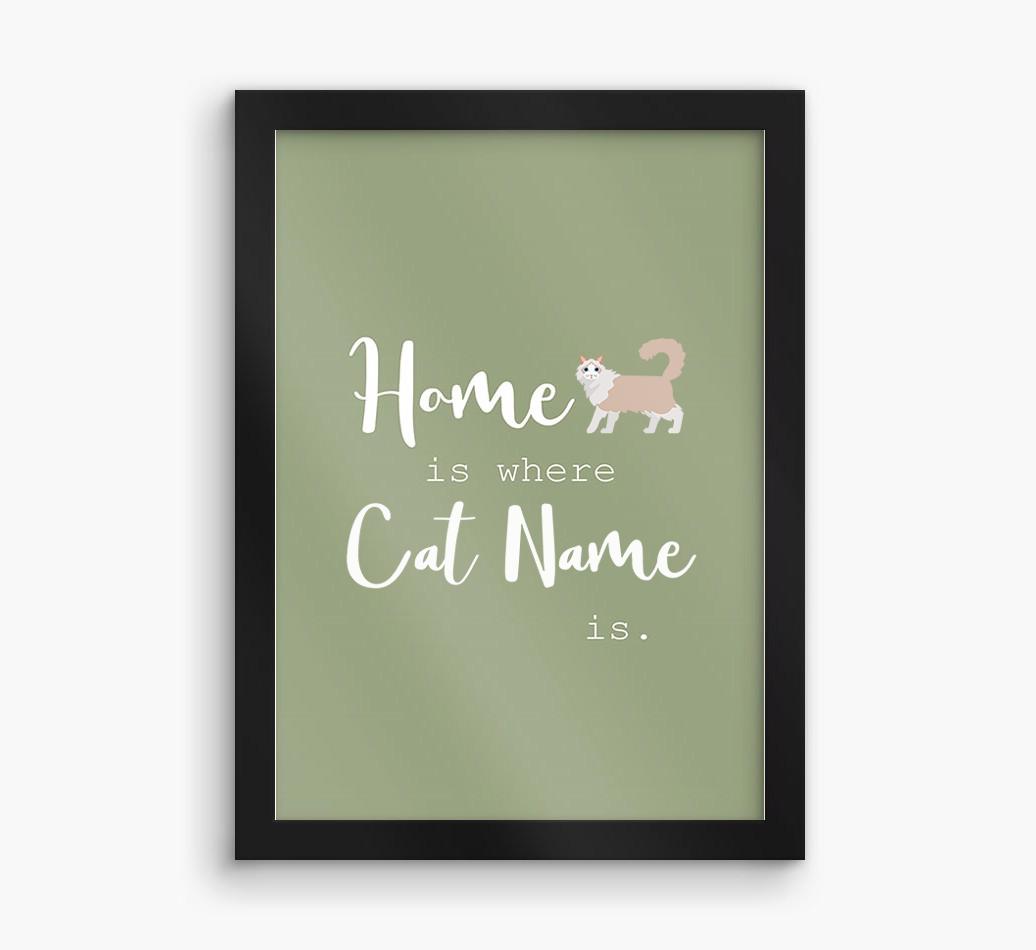 'Home Is Where' Print with {breedFullName} Icon