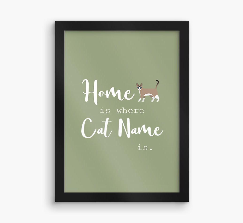 'Home Is Where' Print with {breedFullName} Icon