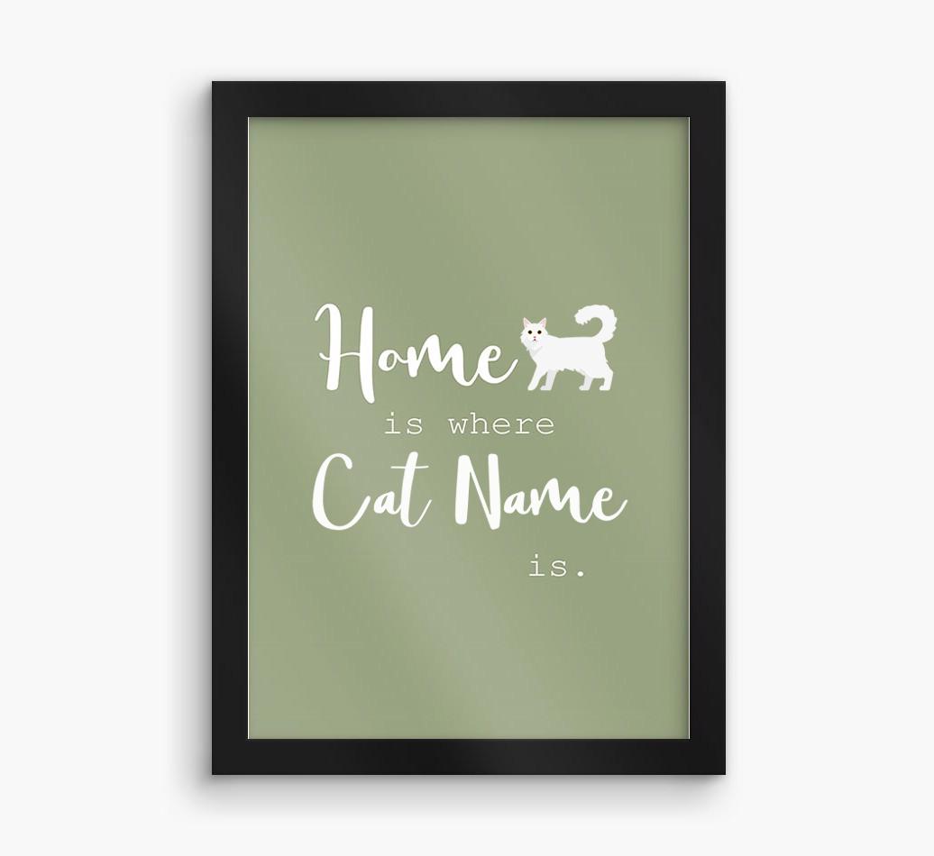 'Home Is Where' Print with {breedFullName} Icon