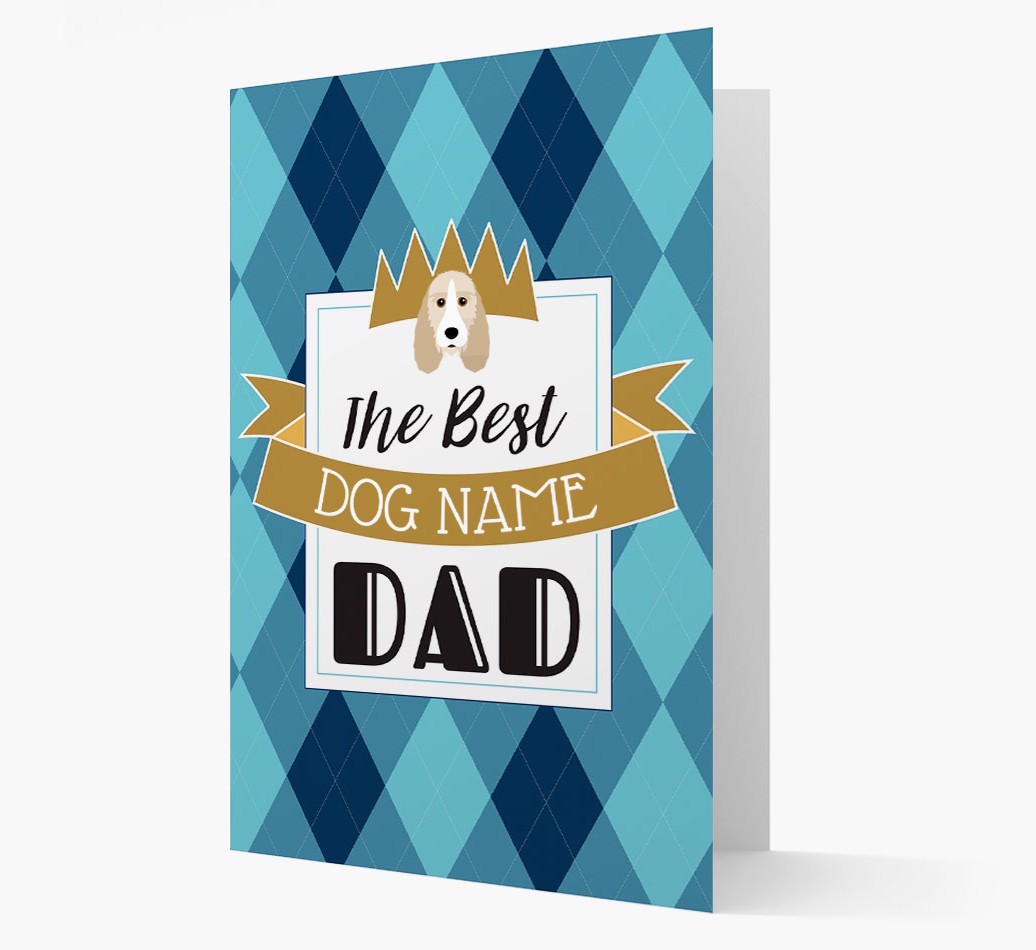 'Best {breedCommonName} Dad' Card