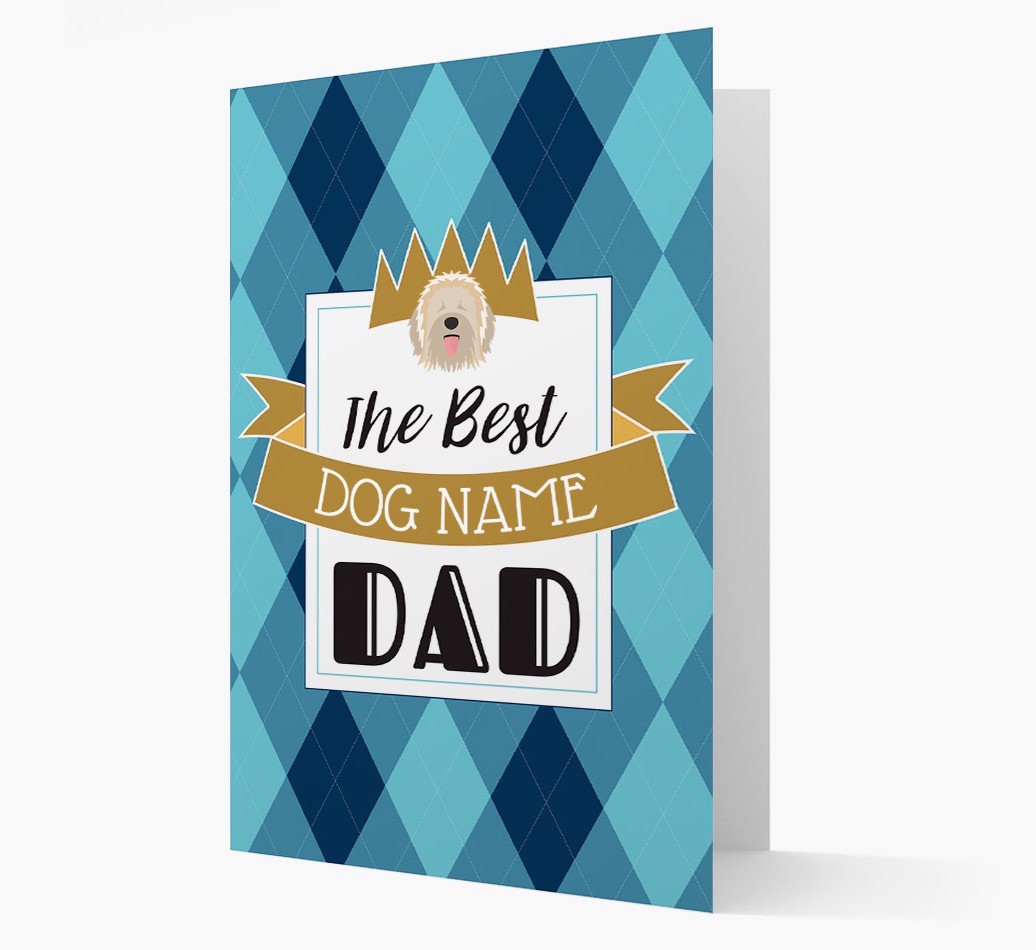 'Best {breedCommonName} Dad' Card