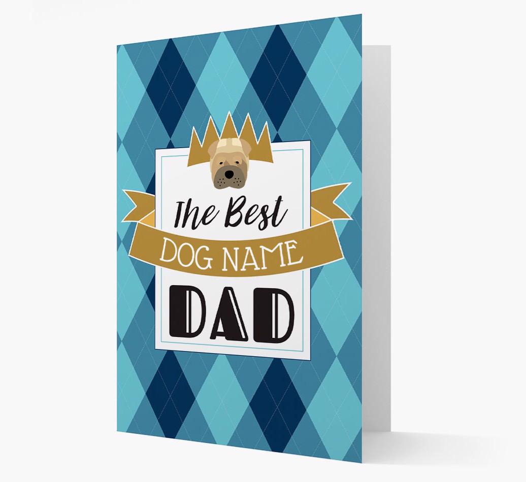 'Best {breedCommonName} Dad' Card