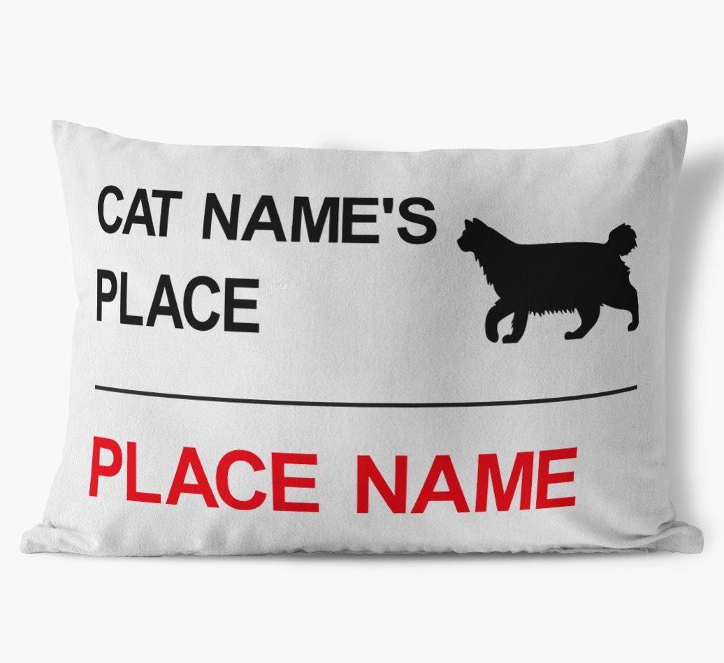 Street Sign: Personalised {breedCommonName} Soft Touch Cushion