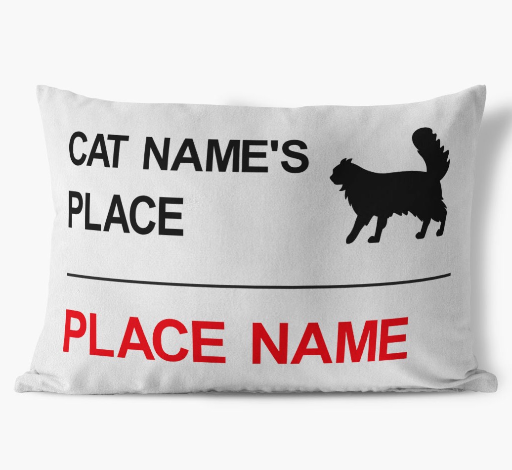 Street Sign: Personalised {breedCommonName} Soft Touch Cushion