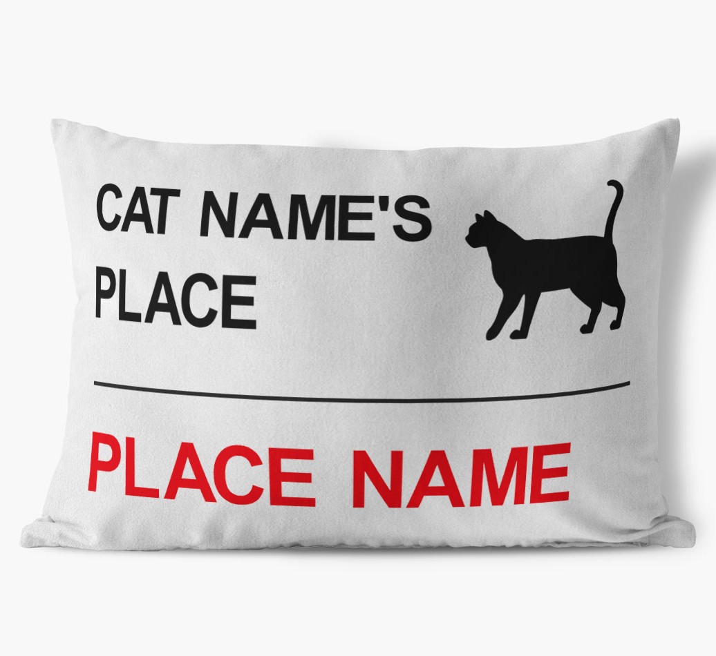 Street Sign: Personalised {breedCommonName} Soft Touch Cushion