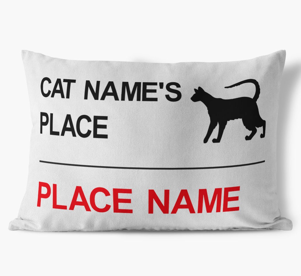 Street Sign: Personalised {breedCommonName} Soft Touch Cushion