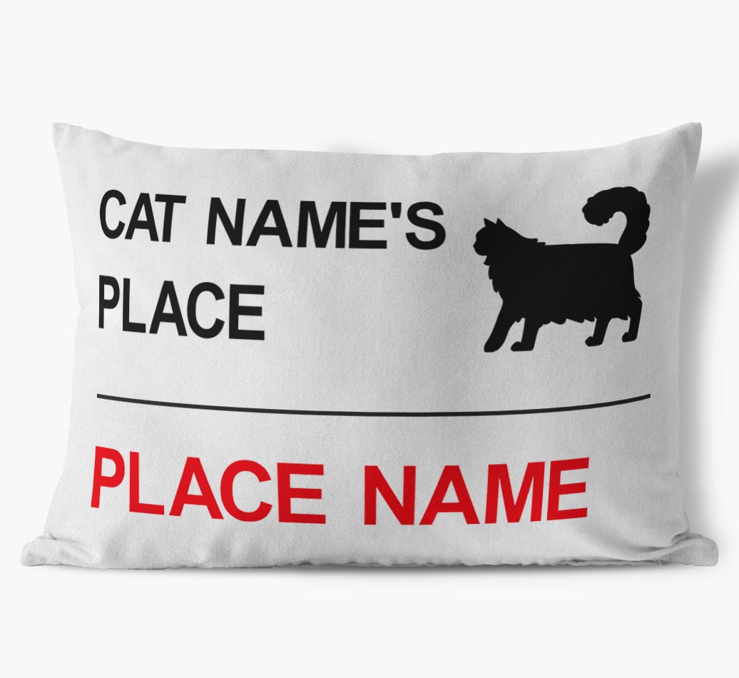 Street Sign: Personalised {breedCommonName} Soft Touch Cushion