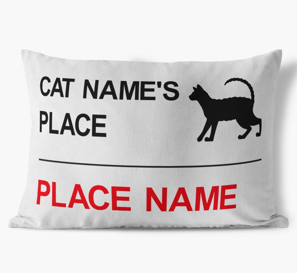 Street Sign: Personalised {breedCommonName} Soft Touch Cushion
