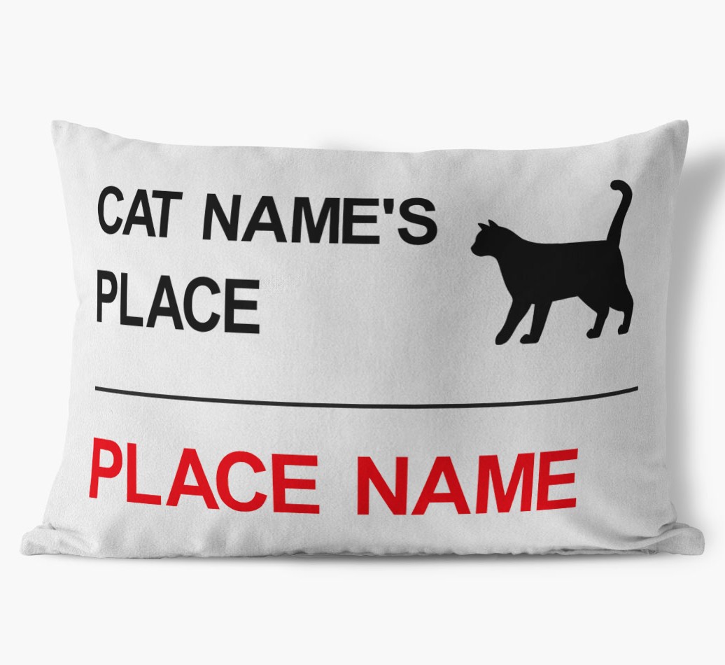 Street Sign: Personalised {breedCommonName} Soft Touch Cushion