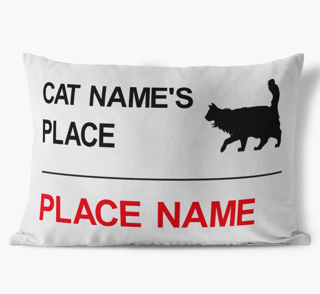 Street Sign: Personalised {breedCommonName} Soft Touch Cushion