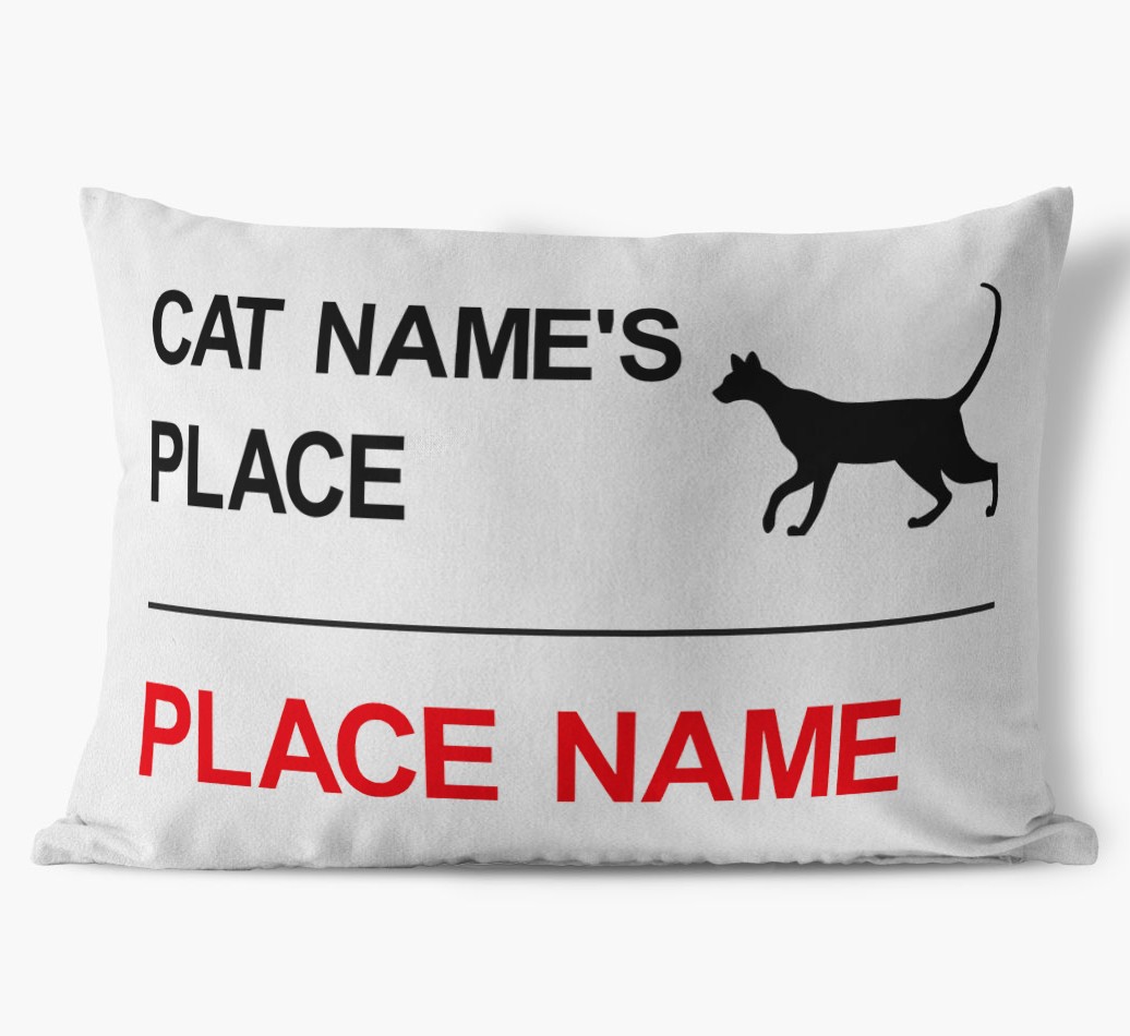 Street Sign: Personalised {breedCommonName} Soft Touch Cushion