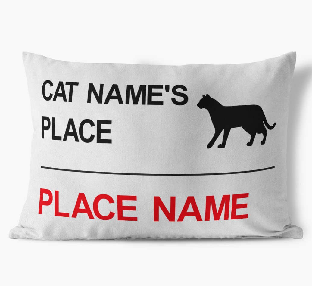 Street Sign: Personalised {breedCommonName} Soft Touch Cushion