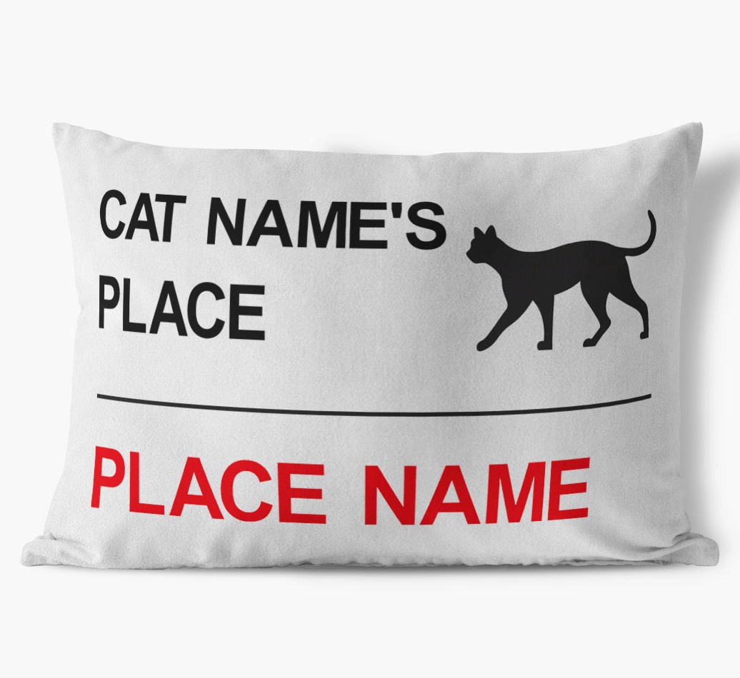 Street Sign: Personalised {breedCommonName} Soft Touch Cushion