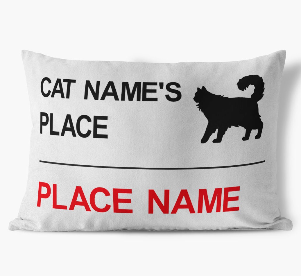 Street Sign: Personalised {breedCommonName} Soft Touch Cushion