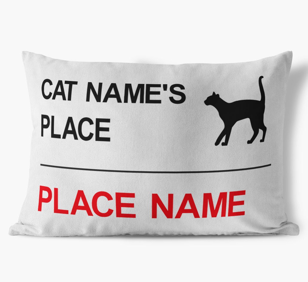 Street Sign: Personalised {breedCommonName} Soft Touch Cushion