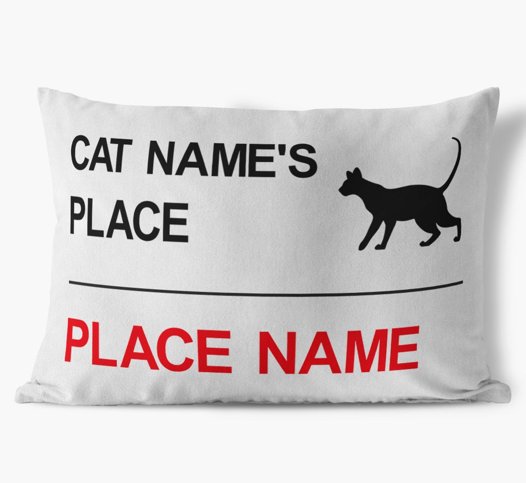 Street Sign: Personalised {breedCommonName} Soft Touch Cushion