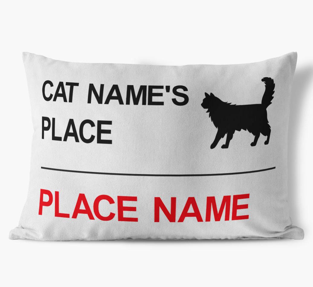 Street Sign: Personalized {breedCommonName} Soft Touch Pillow