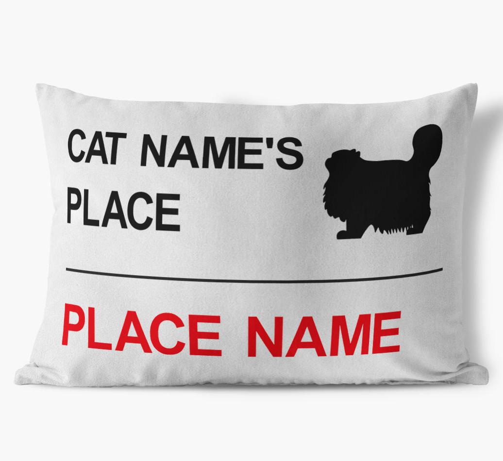 Street Sign: Personalized {breedCommonName} Soft Touch Pillow