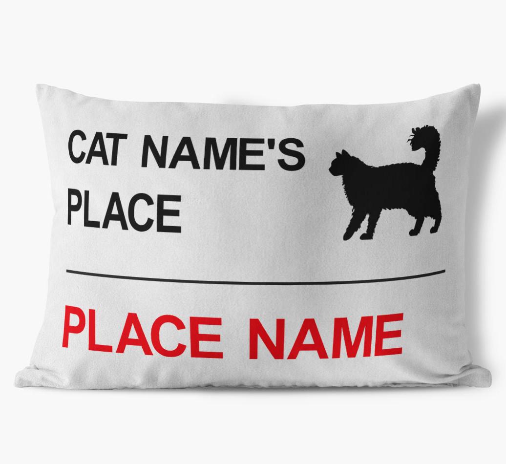 Street Sign: Personalized {breedCommonName} Soft Touch Pillow