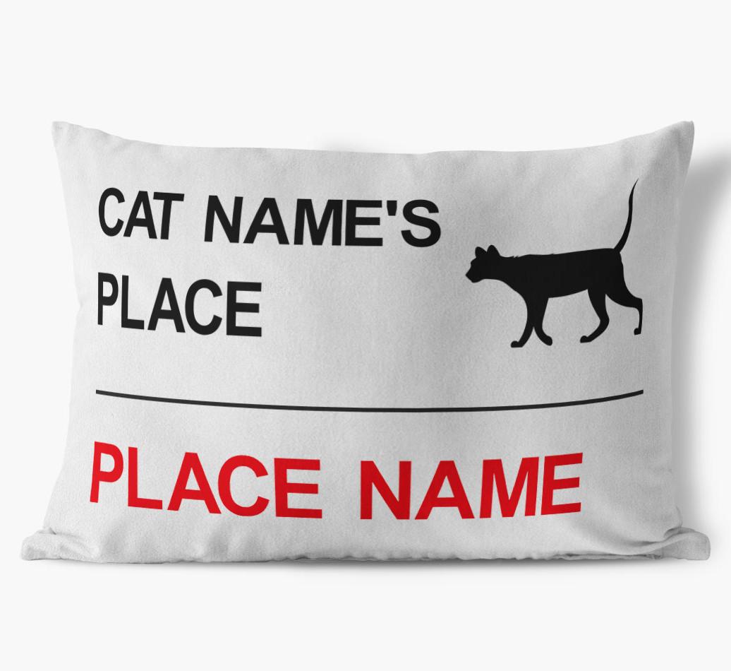 Street Sign: Personalized {breedCommonName} Soft Touch Pillow