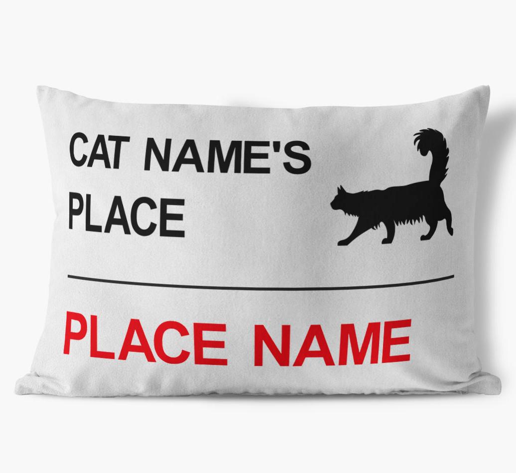 Street Sign: Personalized {breedCommonName} Soft Touch Pillow