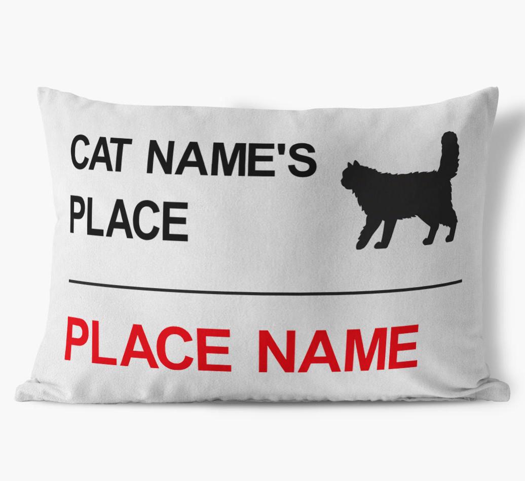 Street Sign: Personalized {breedCommonName} Soft Touch Pillow