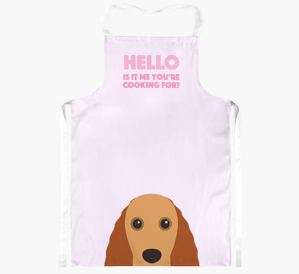 Hello: Personalized {breedFullName} Apron