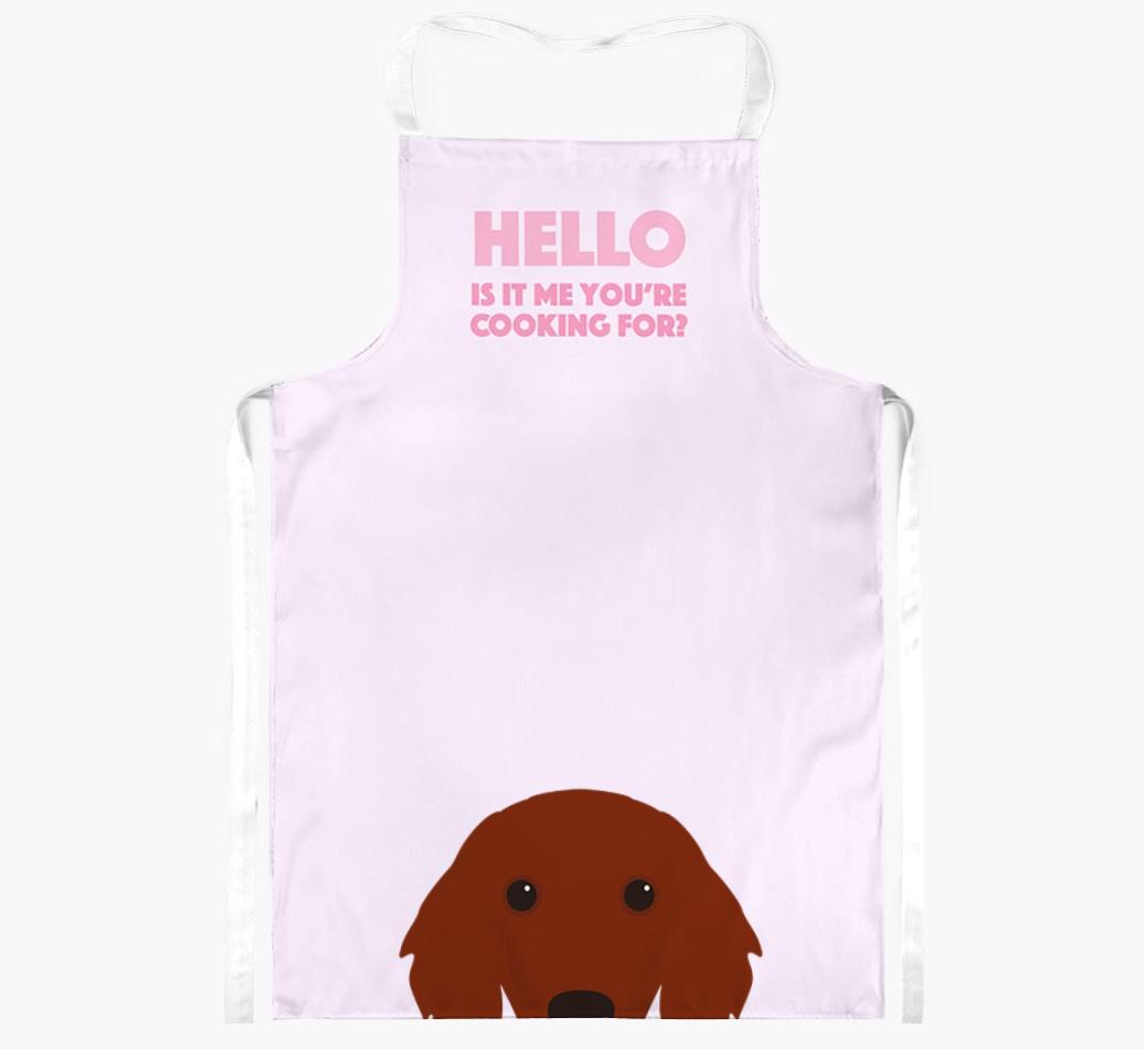 Hello: Personalized {breedFullName} Apron