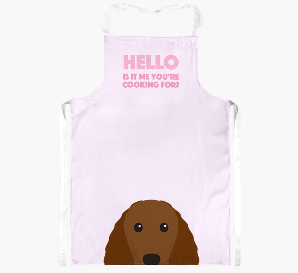 Hello: Personalized {breedFullName} Apron