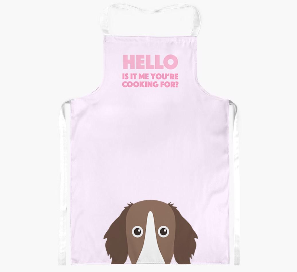 Hello: Personalized {breedFullName} Apron