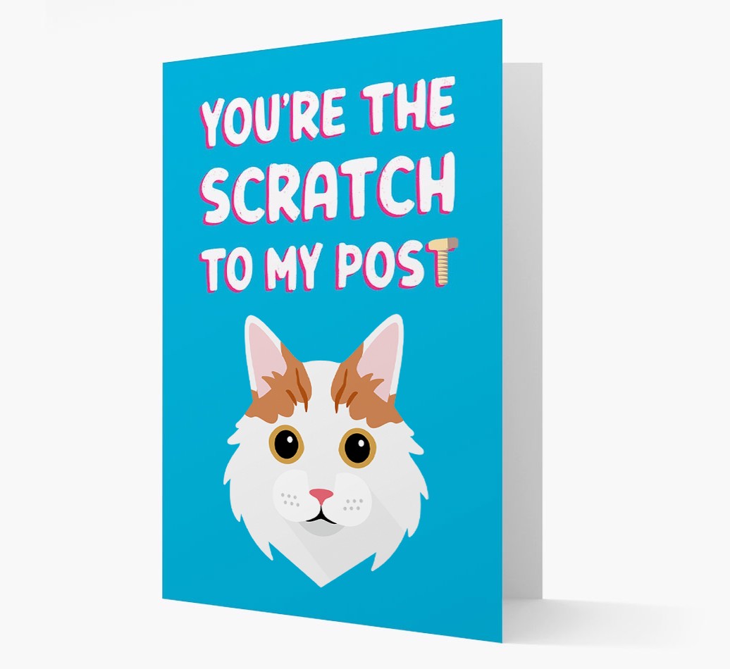 'Scratch To My Post' - Personalised {breedCommonName} Card