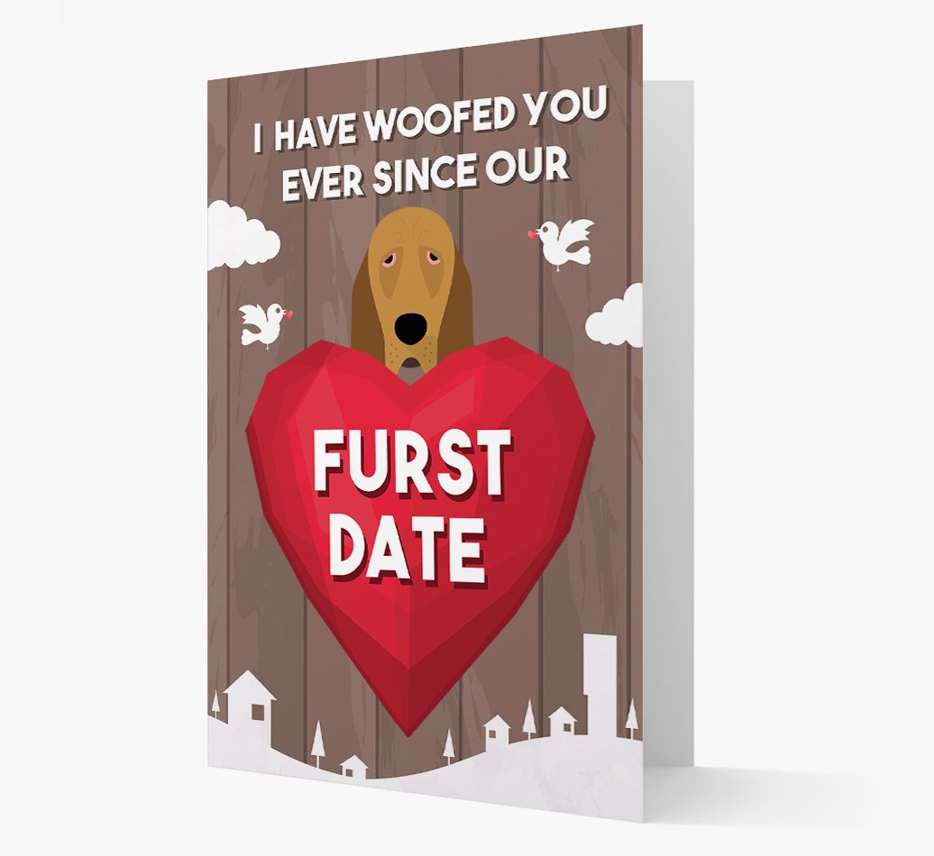 'Furst Date' - Personalised {breedFullName} Card