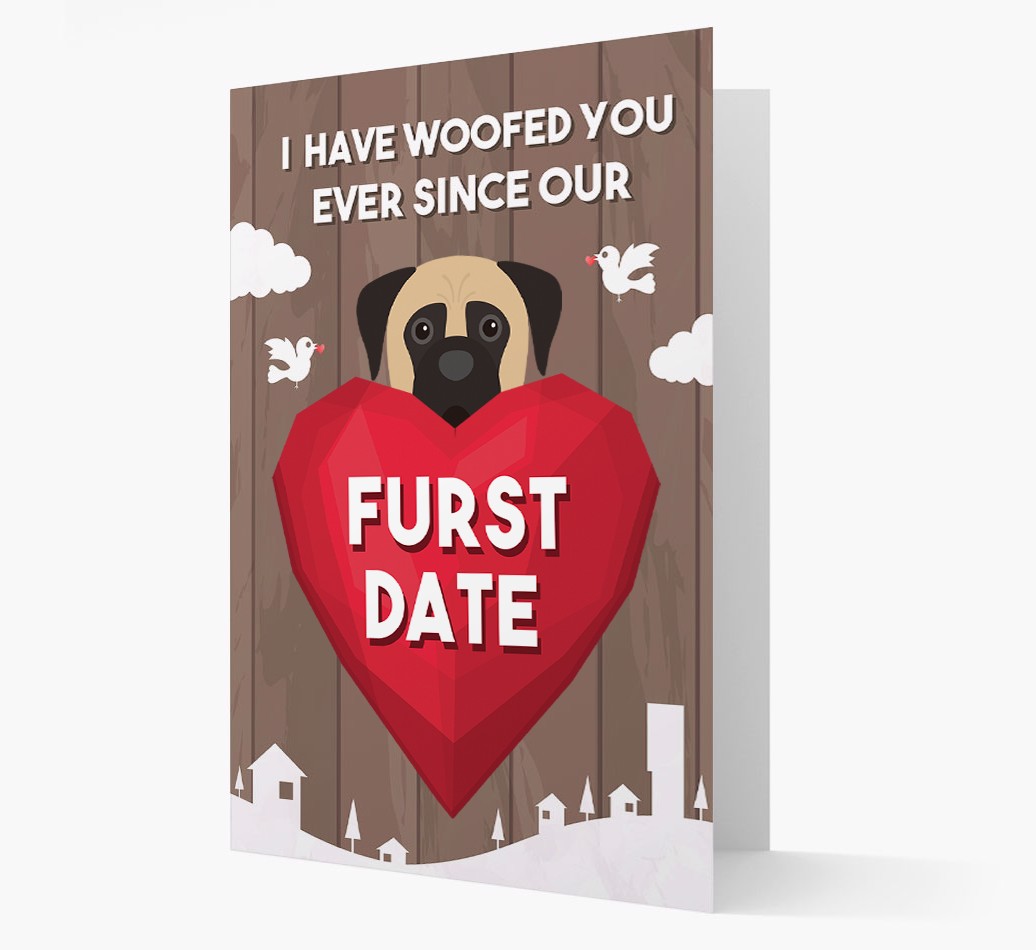 'Furst Date' - Personalised {breedFullName} Card