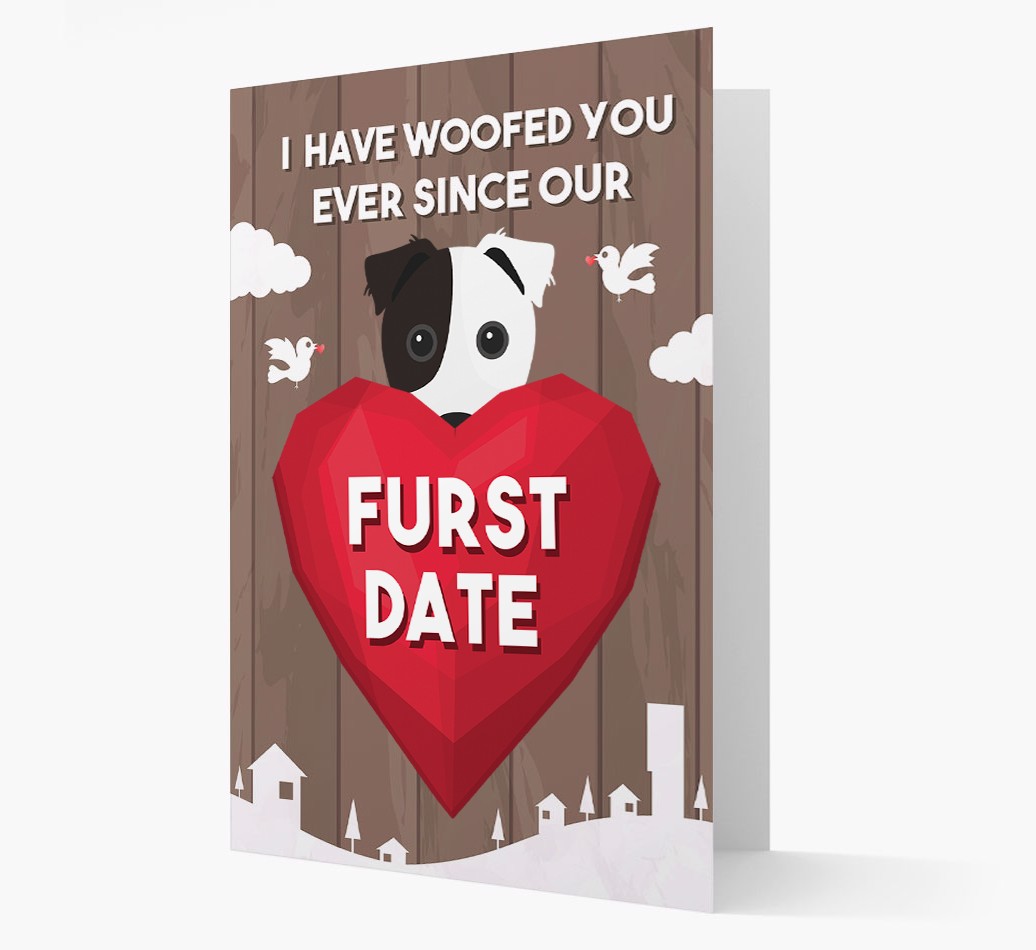 'Furst Date' - Personalised {breedFullName} Card