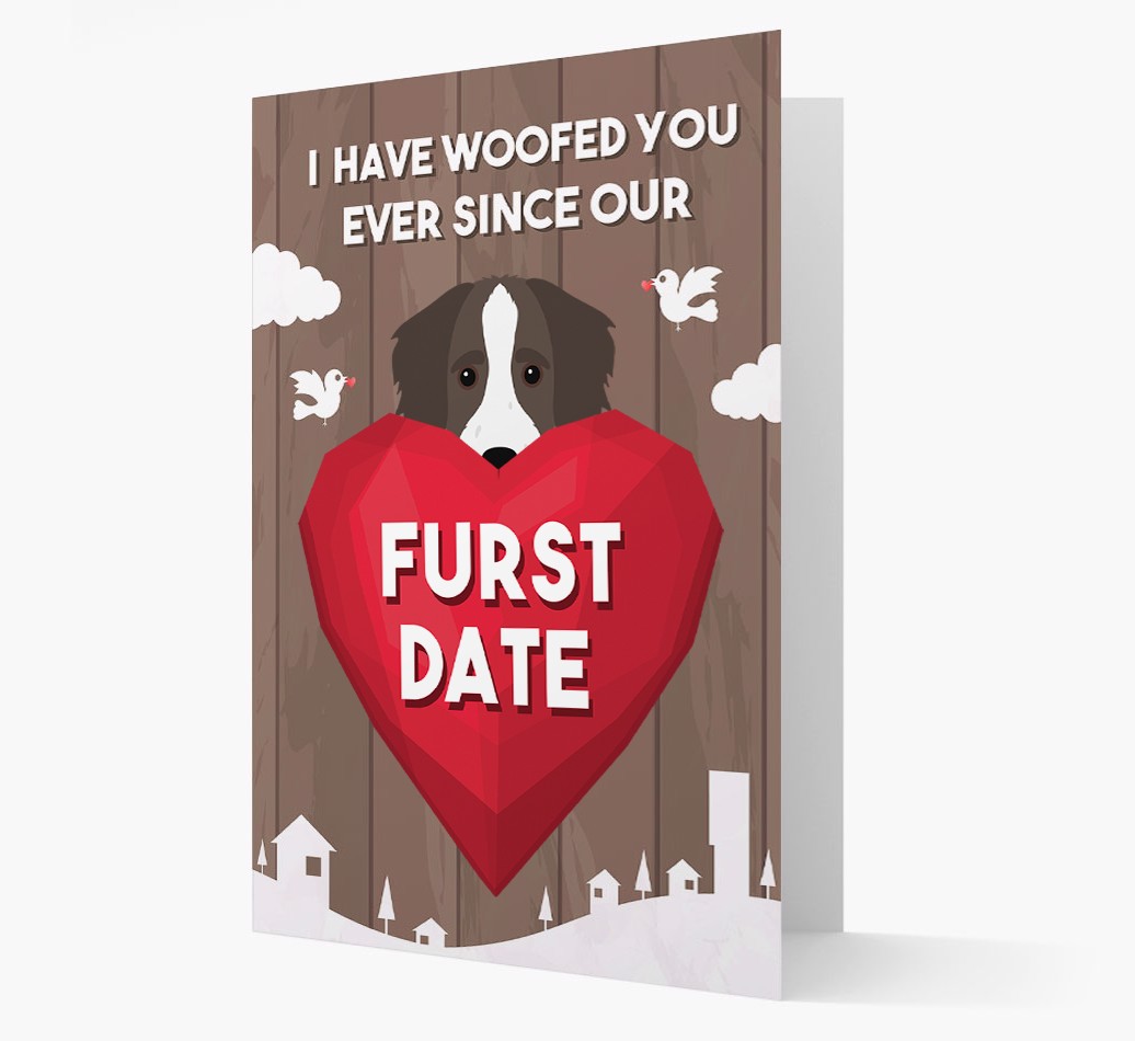 'Furst Date' - Personalised {breedFullName} Card