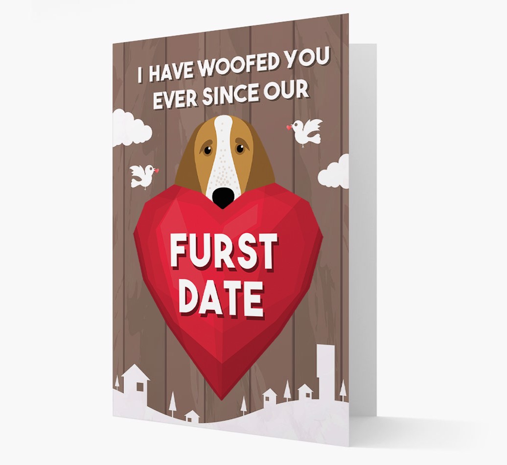 'Furst Date' - Personalised {breedFullName} Card