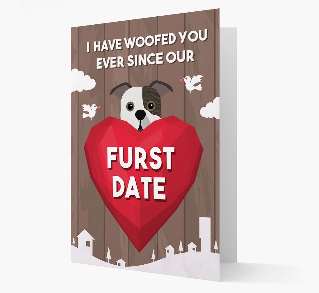 'Furst Date' - Personalised {breedFullName} Card