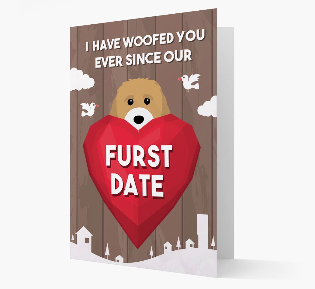 'Furst Date' - Personalised {breedFullName} Card