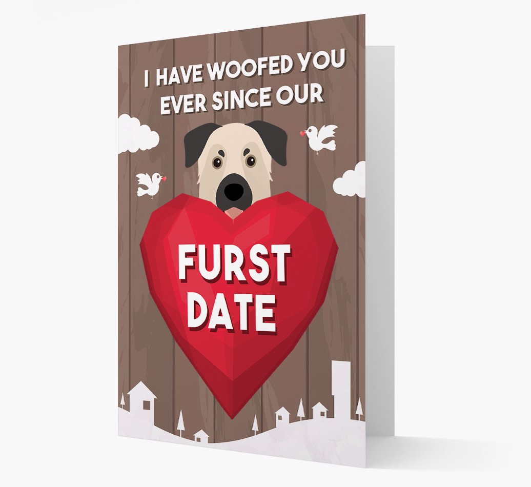 'Furst Date' - Personalised {breedFullName} Card