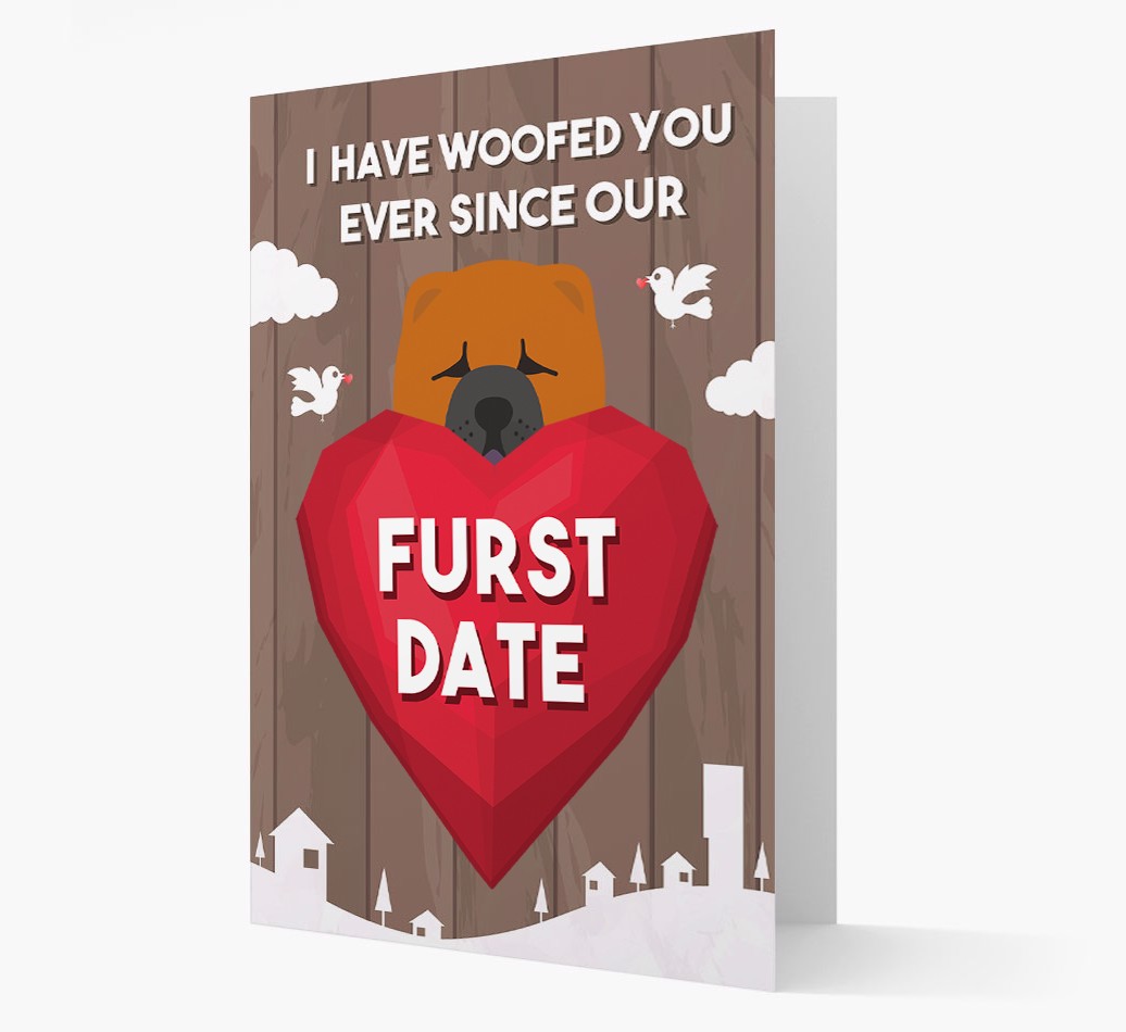 'Furst Date' - Personalised {breedFullName} Card