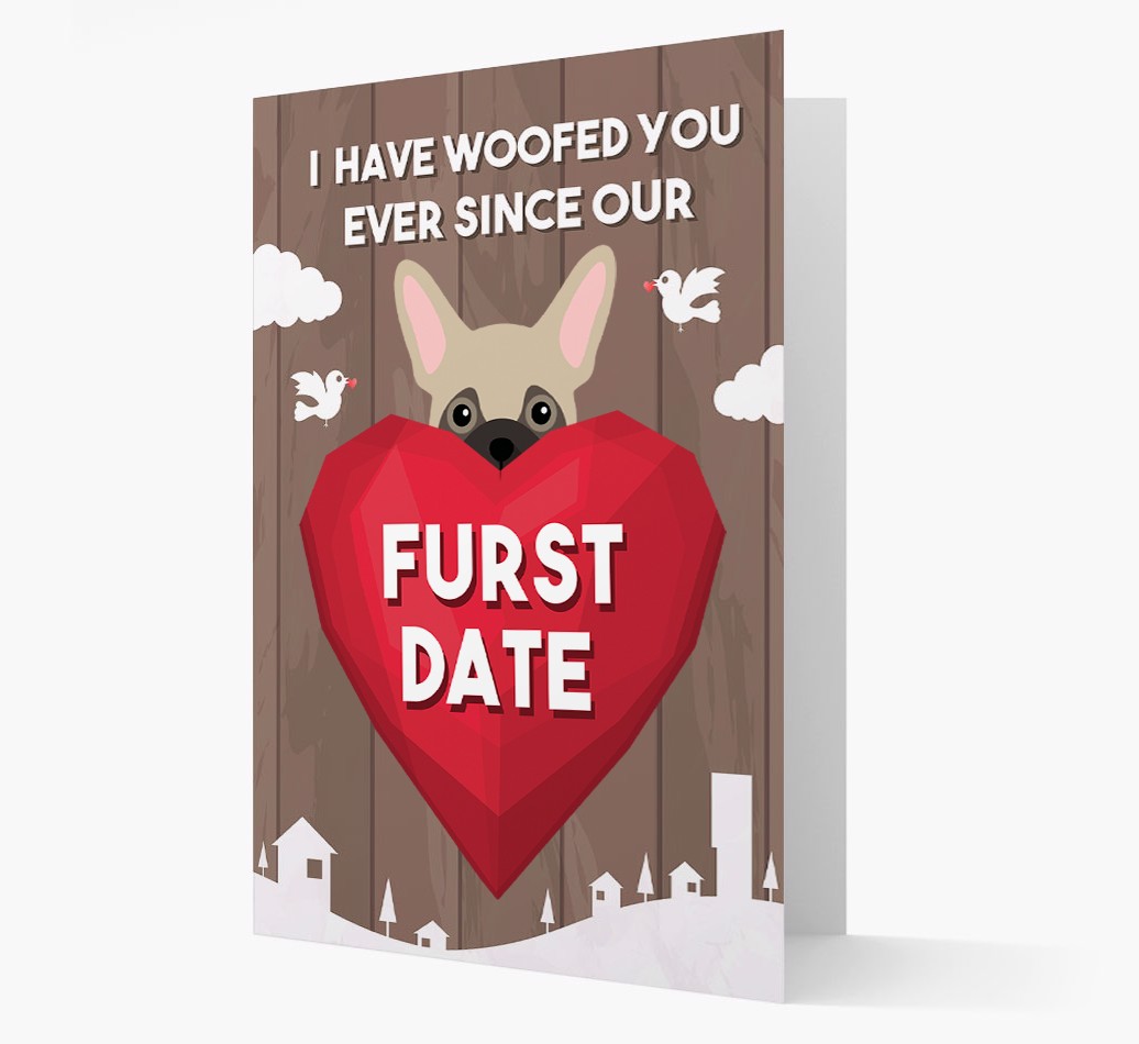 'Furst Date' - Personalised {breedFullName} Card