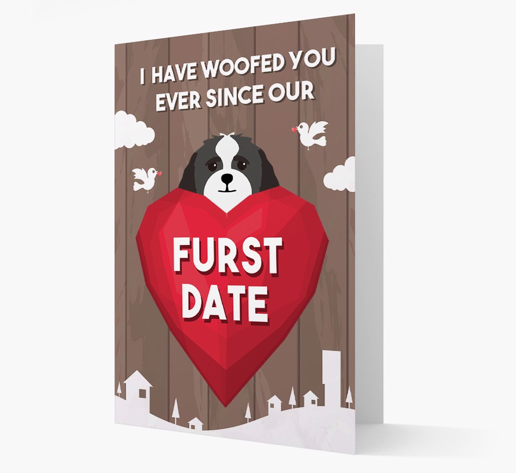 'Furst Date' - Personalised {breedFullName} Card