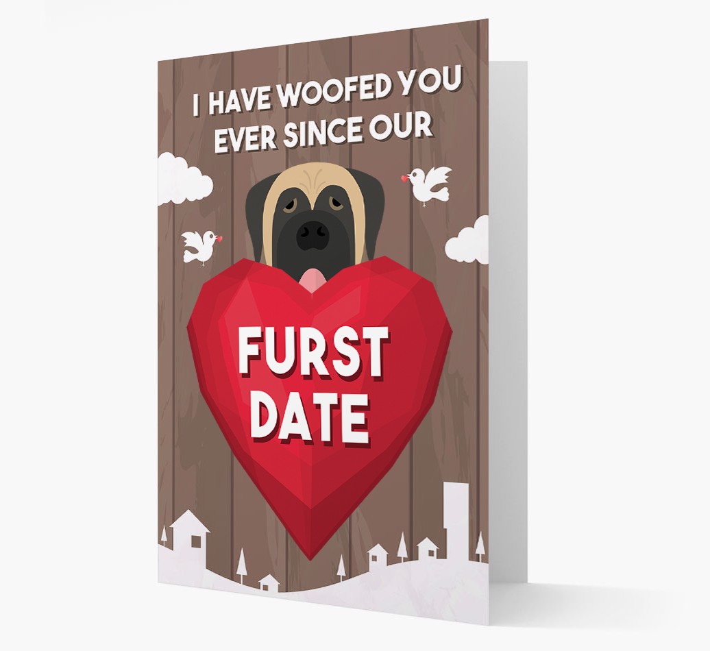 'Furst Date' - Personalised {breedFullName} Card
